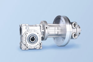 motor pneumático com redutor de parafusos sem fim