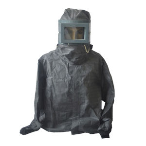 capacete de tarefas de jateamento de areia