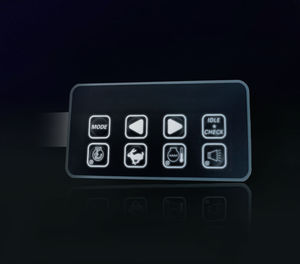 teclado numérico retroiluminado