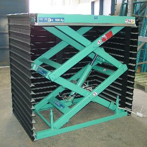 mesa elevatória de dupla tesoura