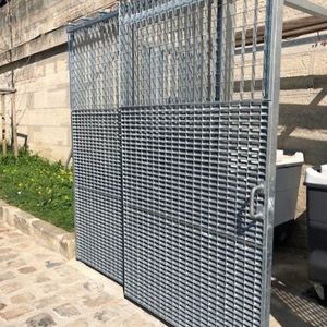 grade de piso em aço inoxidável