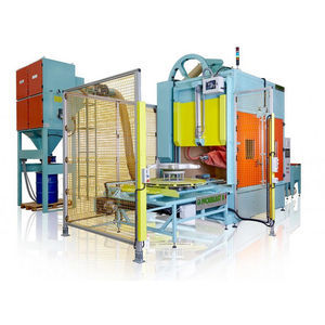máquina de shot peening de mesa giratória