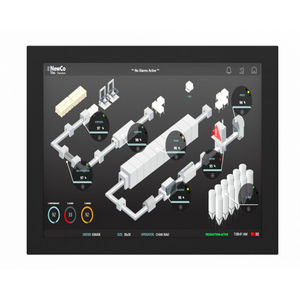 monitor com tela sensível ao toque resistiva com 5 fios