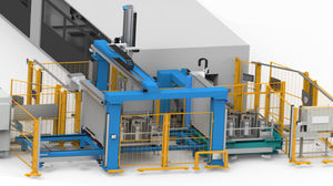 alimentador automático de máquina para peças de trabalho