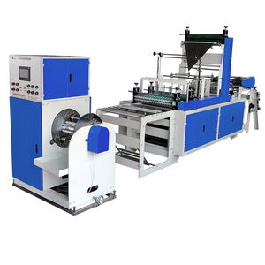 máquina de fabricação de sacos em material plástico