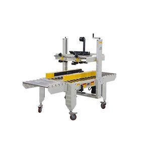 máquina fechadora de caixas semiautomática