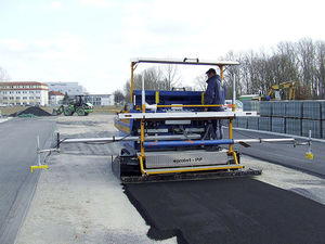 máquina niveladora rodoviária