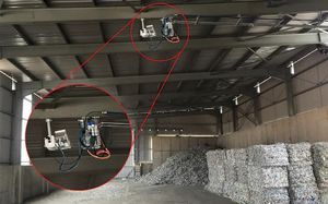 sistema de termografia com câmera de infravermelho
