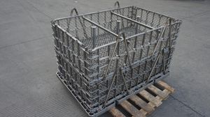 cesto para tratamento térmico