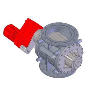 válvula rotativa para transporte pneumático