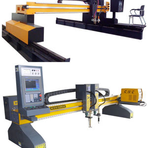máquina de corte com chama