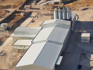 usina de produção para o setor da construção