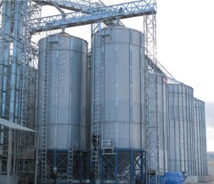 silo com fundo cônico