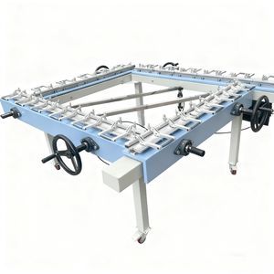 máquina de esticamento para quadros serigráficos pneumática 1
