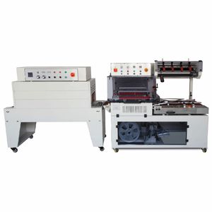 máquina embaladora com filme termoencolhível