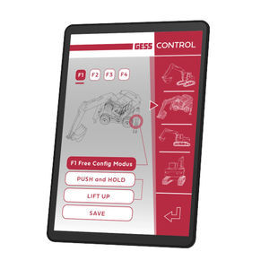 display com tela sensível ao toque capacitiva