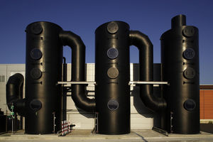 lavador de gases de via úmida