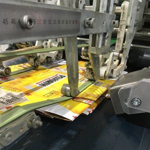máquina de marcação para caixas de papelão 1