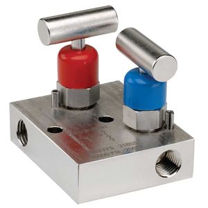 distribuidor manifold de 2 vias 1