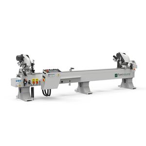 máquina de corte de duas cabeças para alumínio