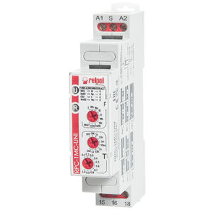 relé temporizado com retardo na energização (on delay)