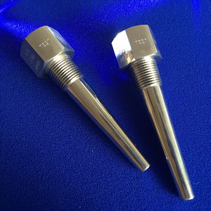 poço termométrico com flange / com rosca / em aço inoxidável / para sensor de temperatura
