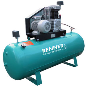compressor de ar / estacionário / com motor elétrico / de pistão