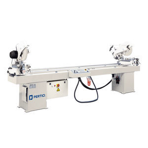 máquina de corte de duas cabeças para PVC