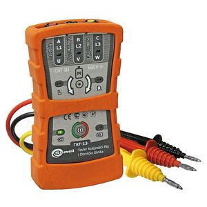 testador de tensão / de sequência de fases / de corrente alternada / de motor