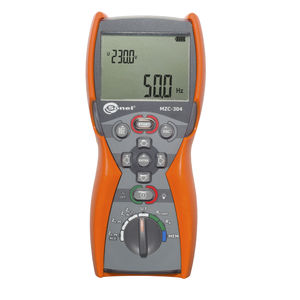 testador de impedância de circuito / de instalação