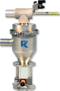 受体a vácuo para transporte pneumático