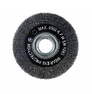 escova circular / de limpeza / de rebarbagem / de polimento