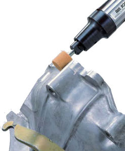 esmerilhadeira pneumática / reta / compacta / escape traseiro