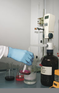 luvas de laboratório