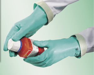 luva de laboratório