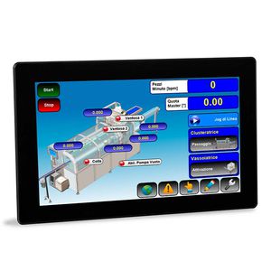 interface homem-máquina com tela sensível ao toque capacitiva 1