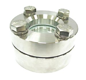 visor de fluxo em aço inoxidável 1