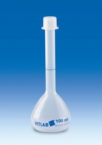 frasco com indicador de nível