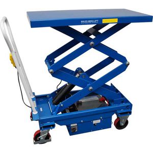 mesa elevatória de dupla tesoura
