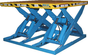 mesa elevatória de dupla tesoura