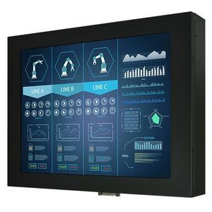 display com tela sensível ao toque resistiva