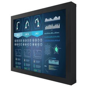monitor com tela sensível ao toque resistiva