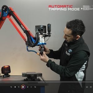 máquina de rosquear com braço articulado 1