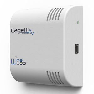 registrador de dados de temperatura / de umidade relativa / sem fio / USB