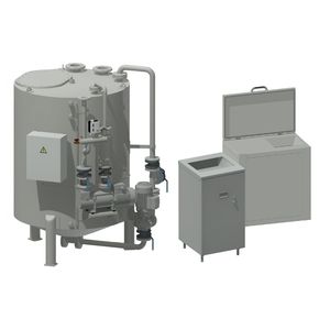 estação de tratamento de resíduos para produtos alimentares