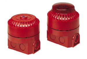 sinalizador sonoro para alarme com luz de LED
