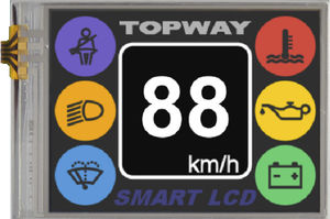 módulo de visualização TFT LCD 1