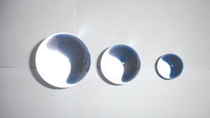 lente em forma de esfera