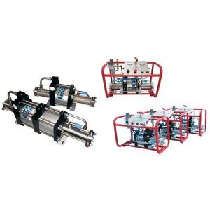 amplificador de pressão de pistão