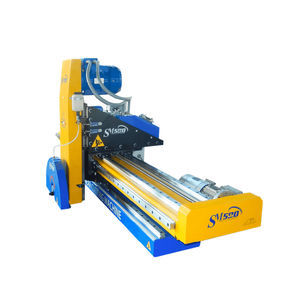 máquina de corte com faca rotativa